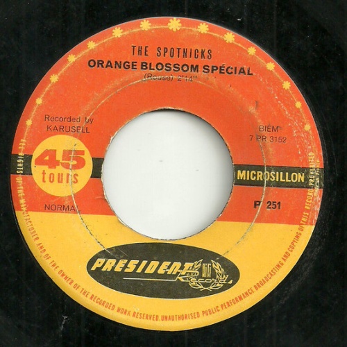 Vinyl / The Spotnicks - Orange Blossom Spécial / The Spotnicks' Theme