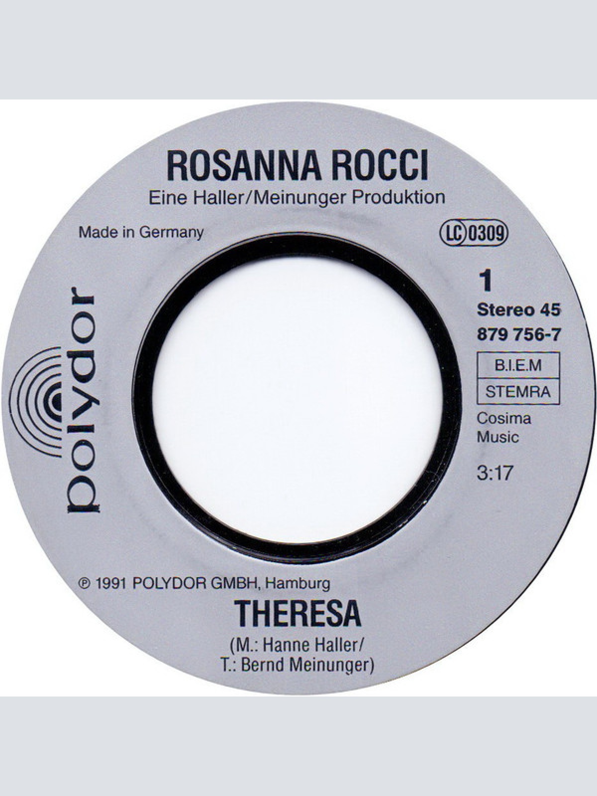 Vinyl / Rosanna Rocci - Theresa