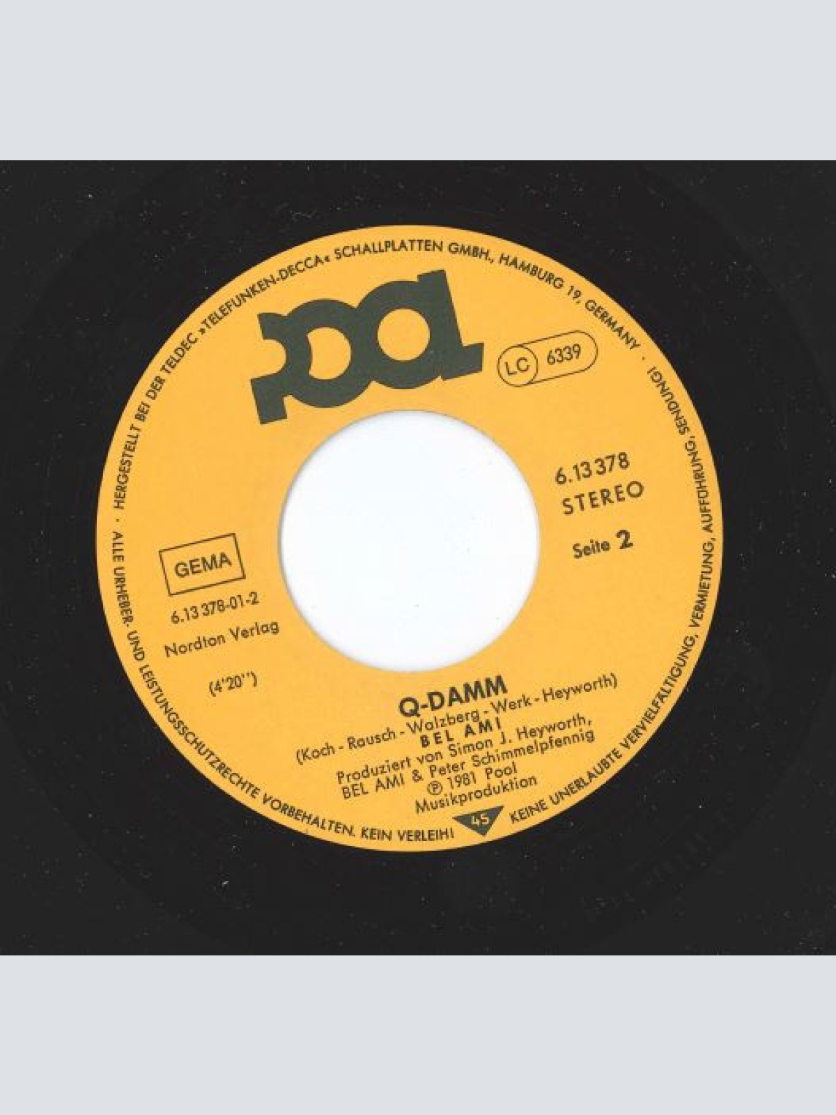 Vinyl / Belami* - Großstadtmelodie