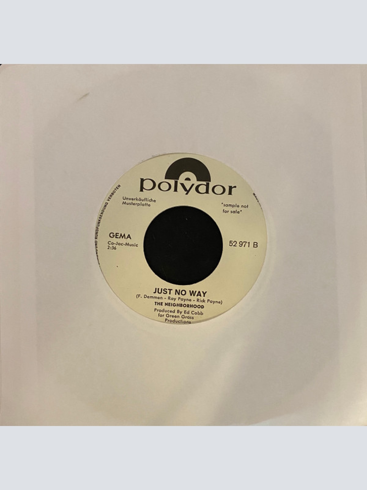 Vinyl / The Neighborhood - Maintain