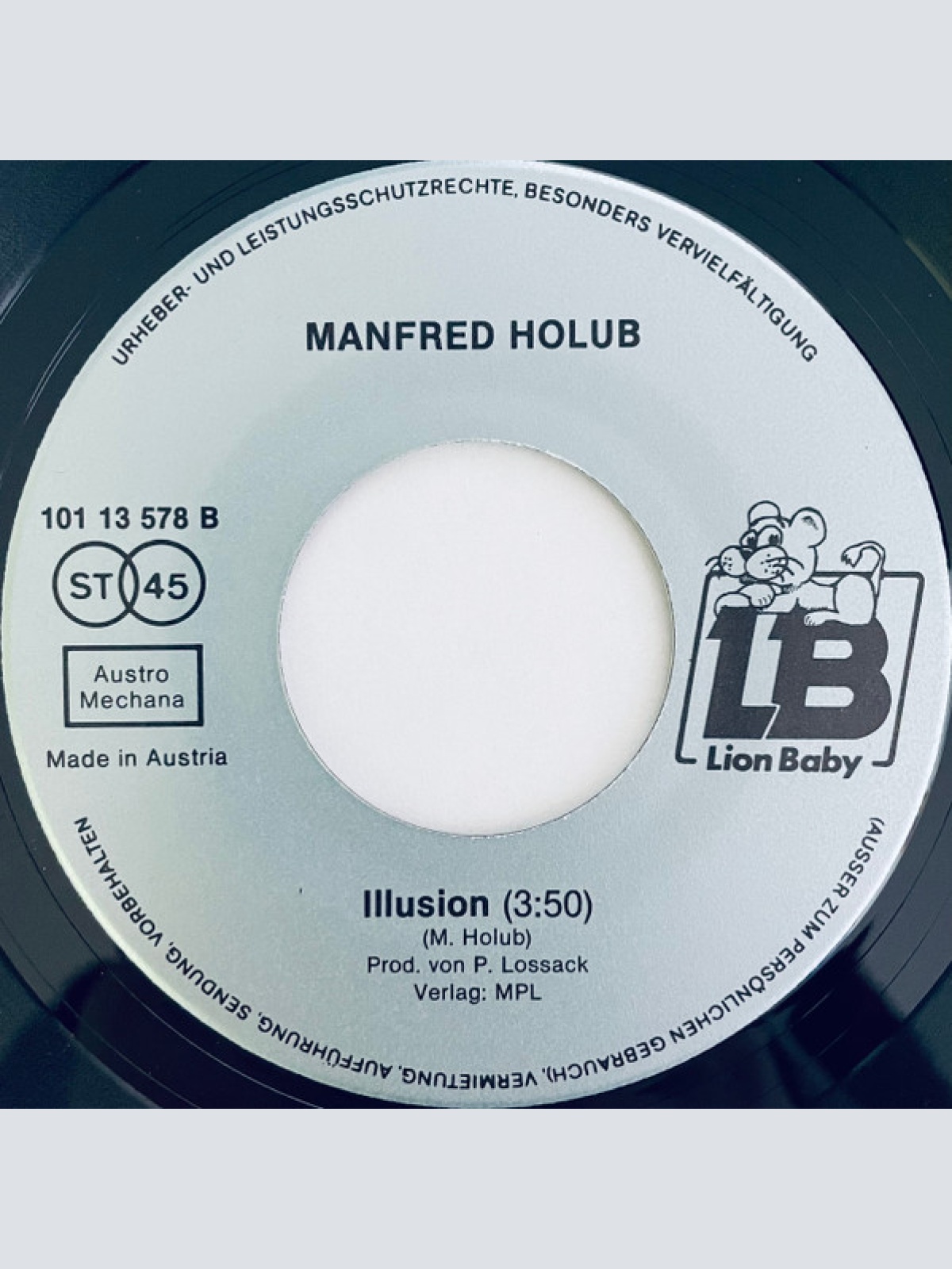 Vinyl / Manfred Holub - I Was Net Wos Des Is ...