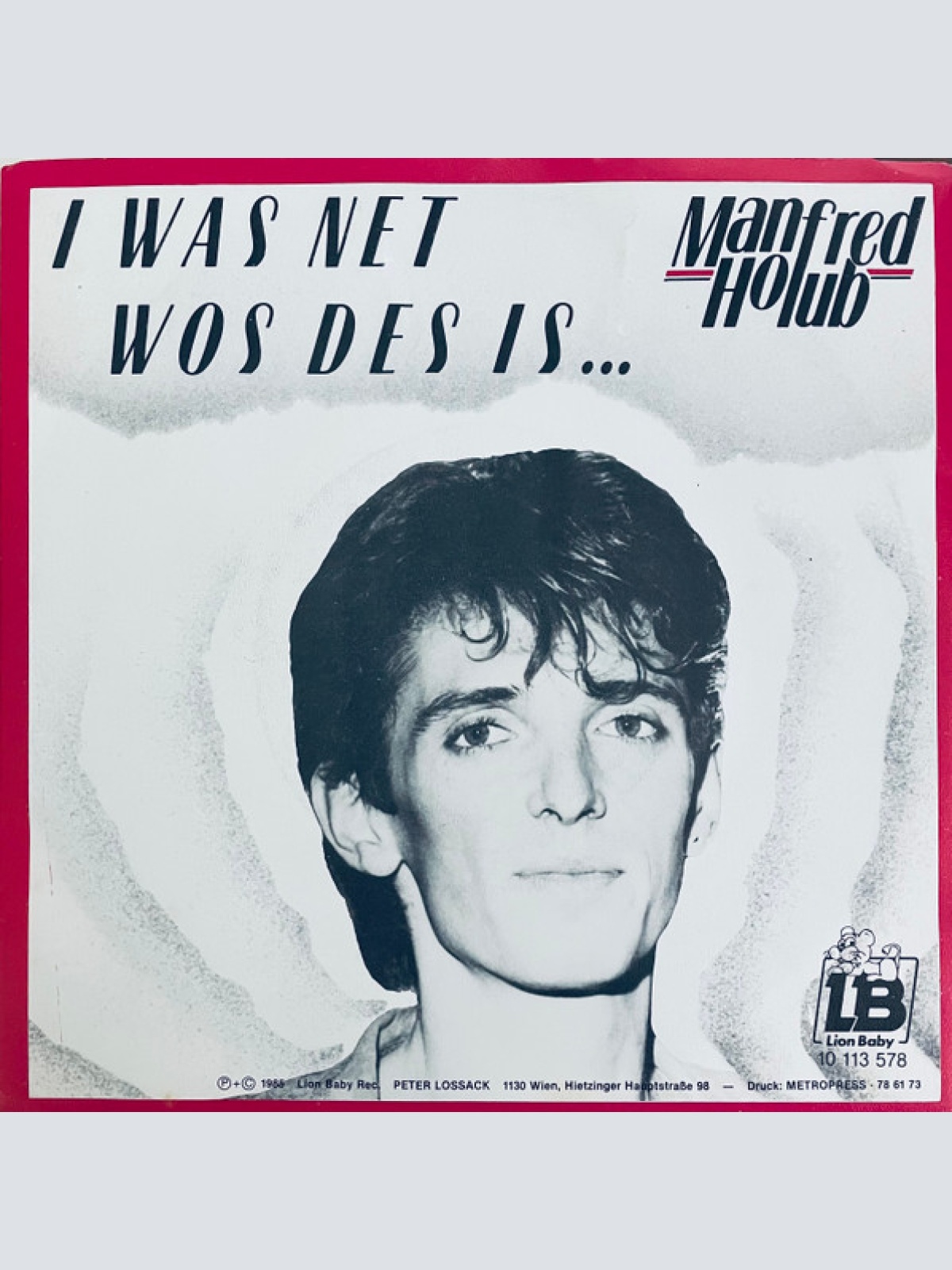 Vinyl / Manfred Holub - I Was Net Wos Des Is ...