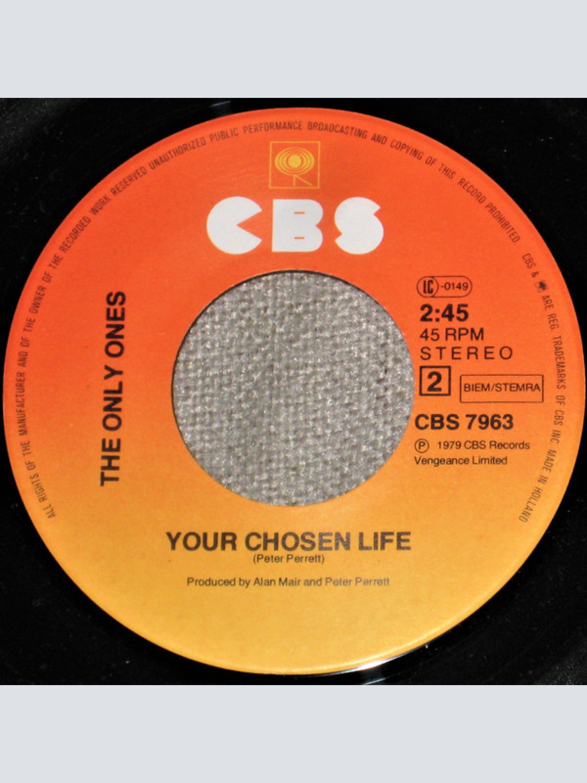 Vinyl / The Only Ones - Trouble In The World