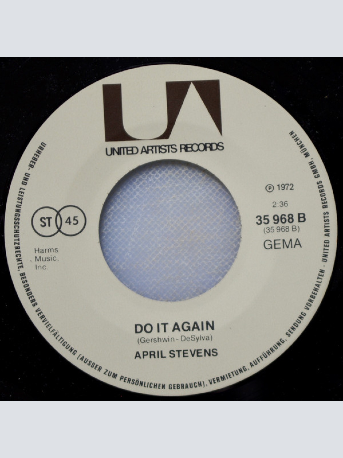 Vinyl / April Stevens - Teach Me Tiger / Do It Again
