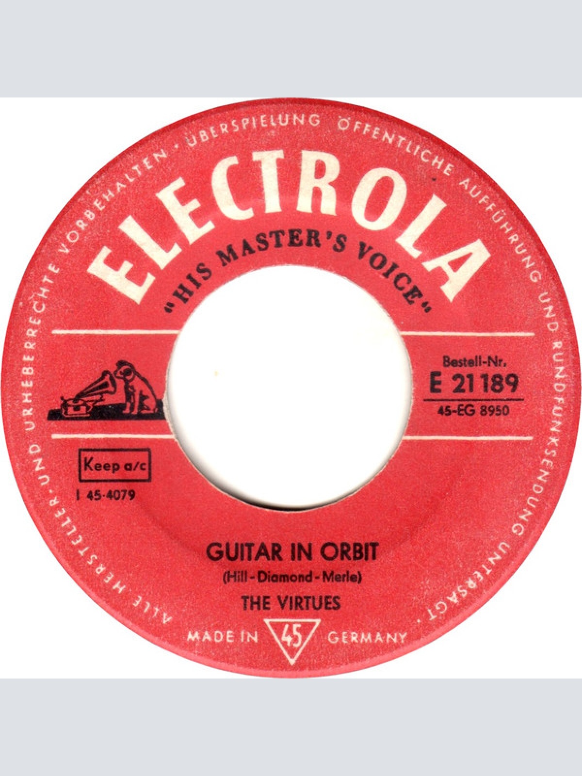 Vinyl / The Virtues - Guitar Boogie Shuffle / Guitar In Orbit