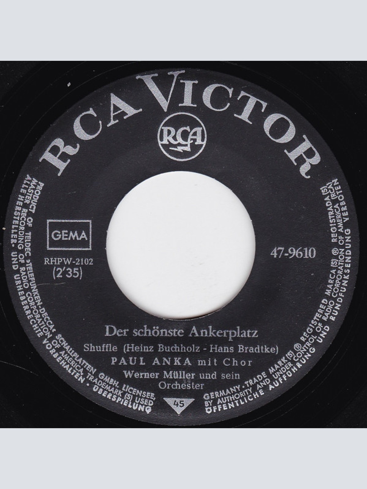 Vinyl / Paul Anka - Elisabeth