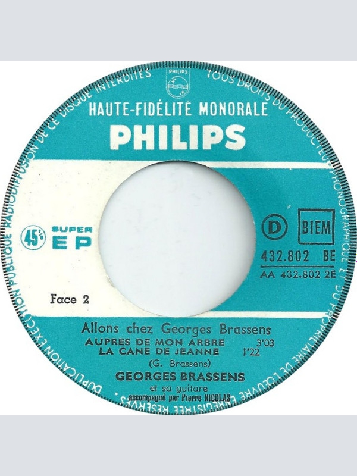 Vinyl / Georges Brassens - Allons Chez Georges Brassens