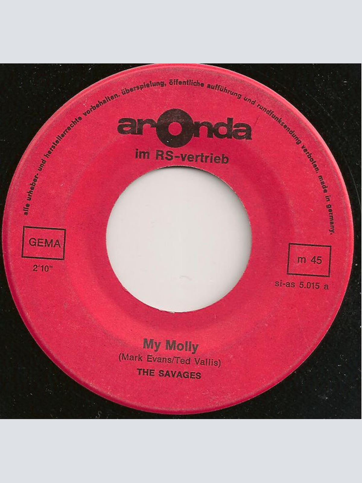 Vinyl / The Savages (4) - My Molly