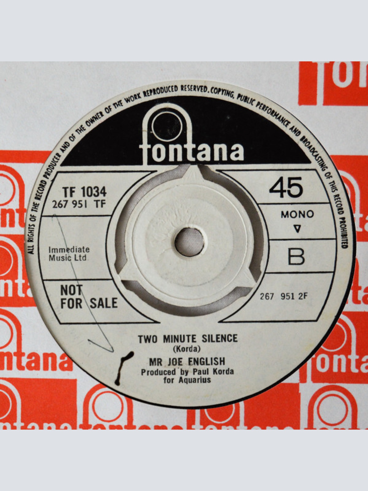 Vinyl / Mr Joe English - Lay Lady Lay