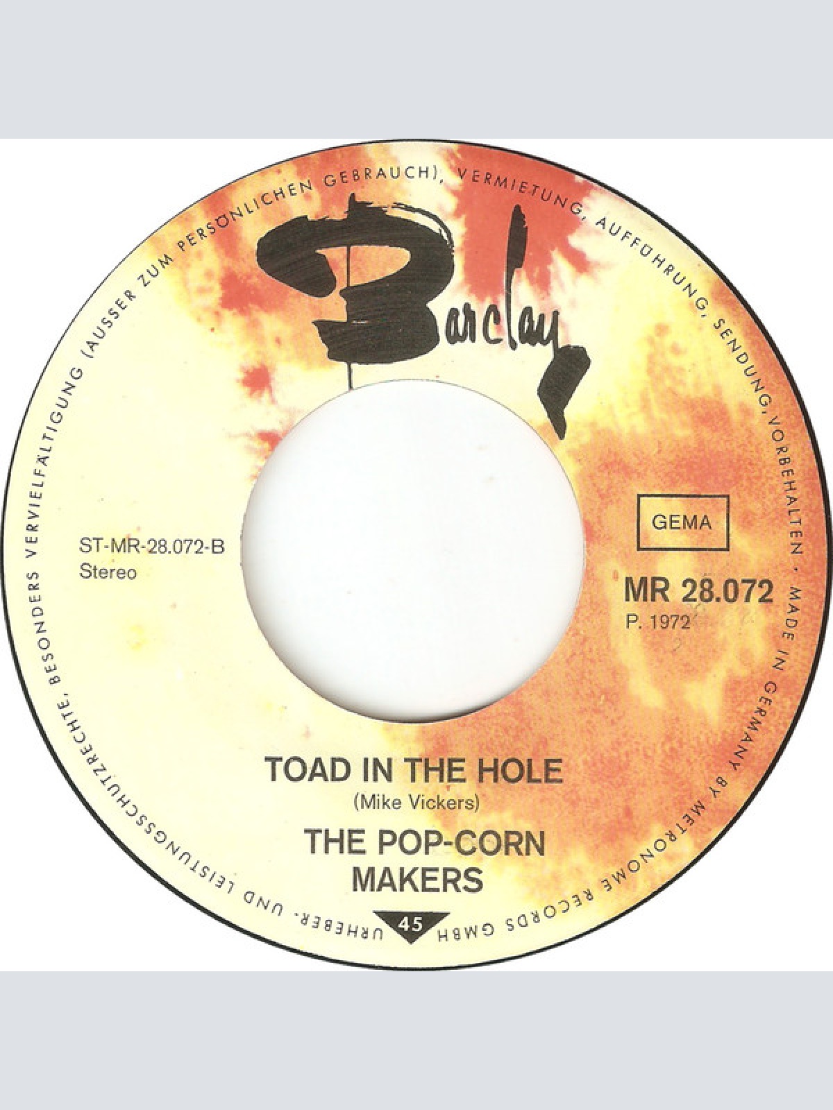 Vinyl / The Popcorn Makers - Popcorn