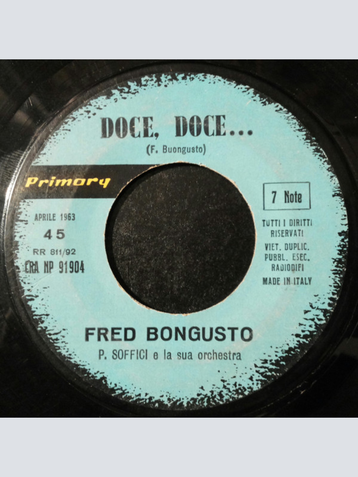 Vinyl / Fred Bongusto - Doce Doce / Frida