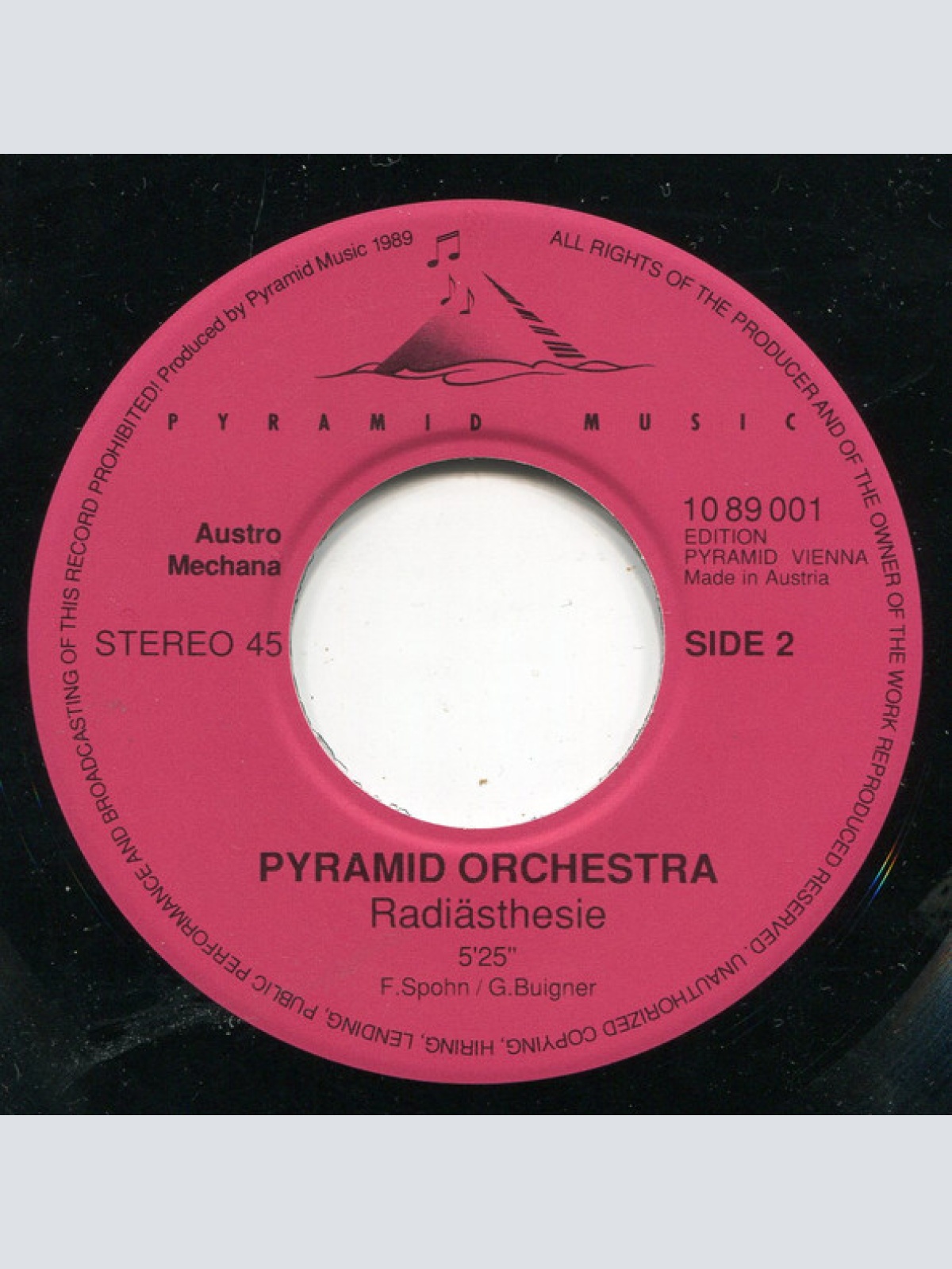 Vinyl / Pyramid Orchestra - Born In The Stars