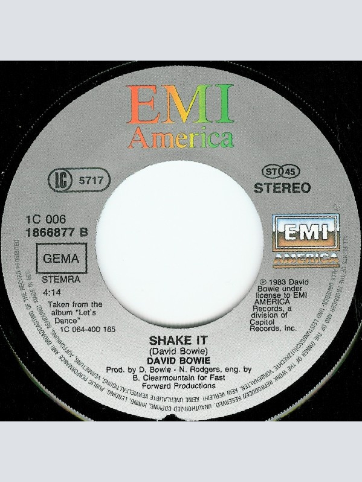 Vinyl / David Bowie - China Girl