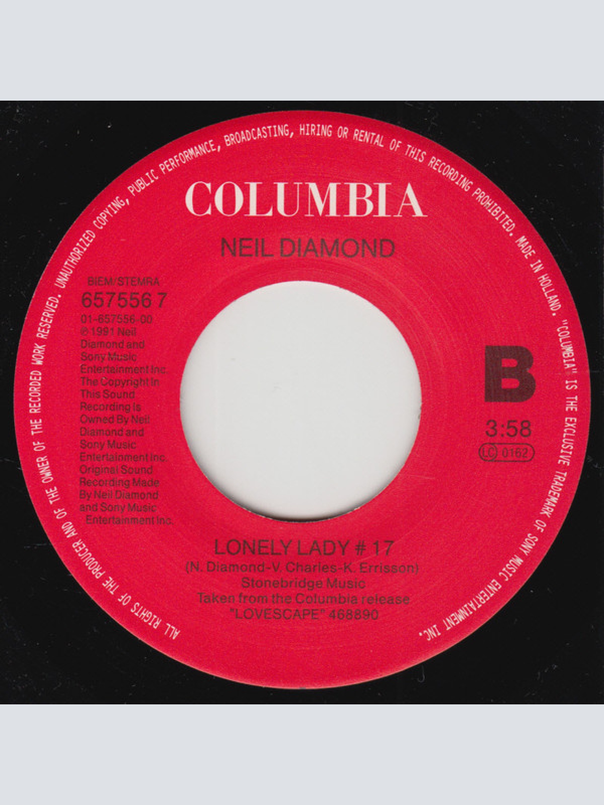 Vinyl / Neil Diamond - Don't Turn Around