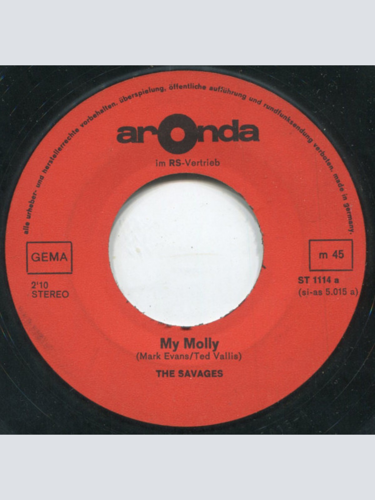 Vinyl / The Savages (4) - My Molly