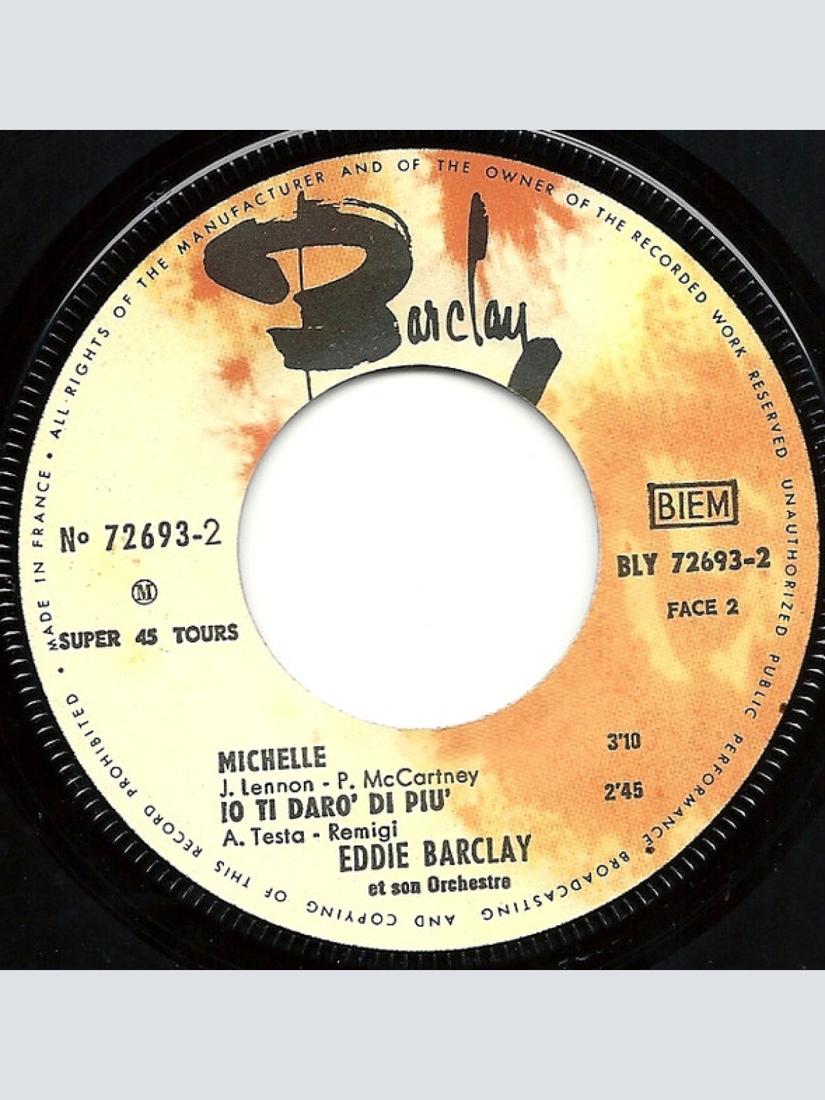 Vinyl / Eddie Barclay Et Son Orchestre - La Rencontre