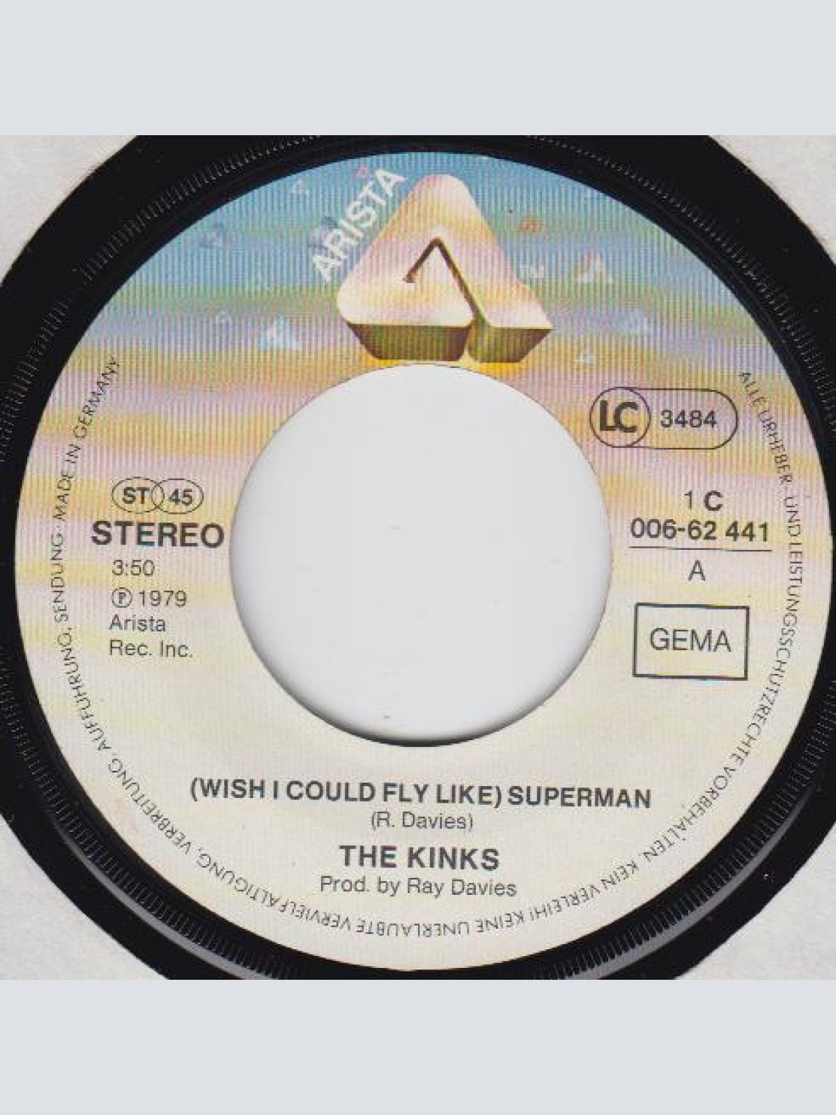 Vinyl / The Kinks - (Wish I Could Fly Like) Superman