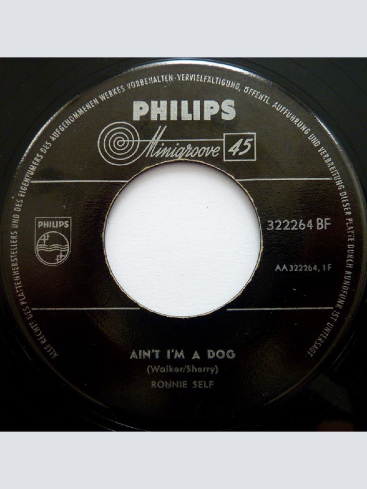 Vinyl / Ronnie Self - Bop-A-Lena