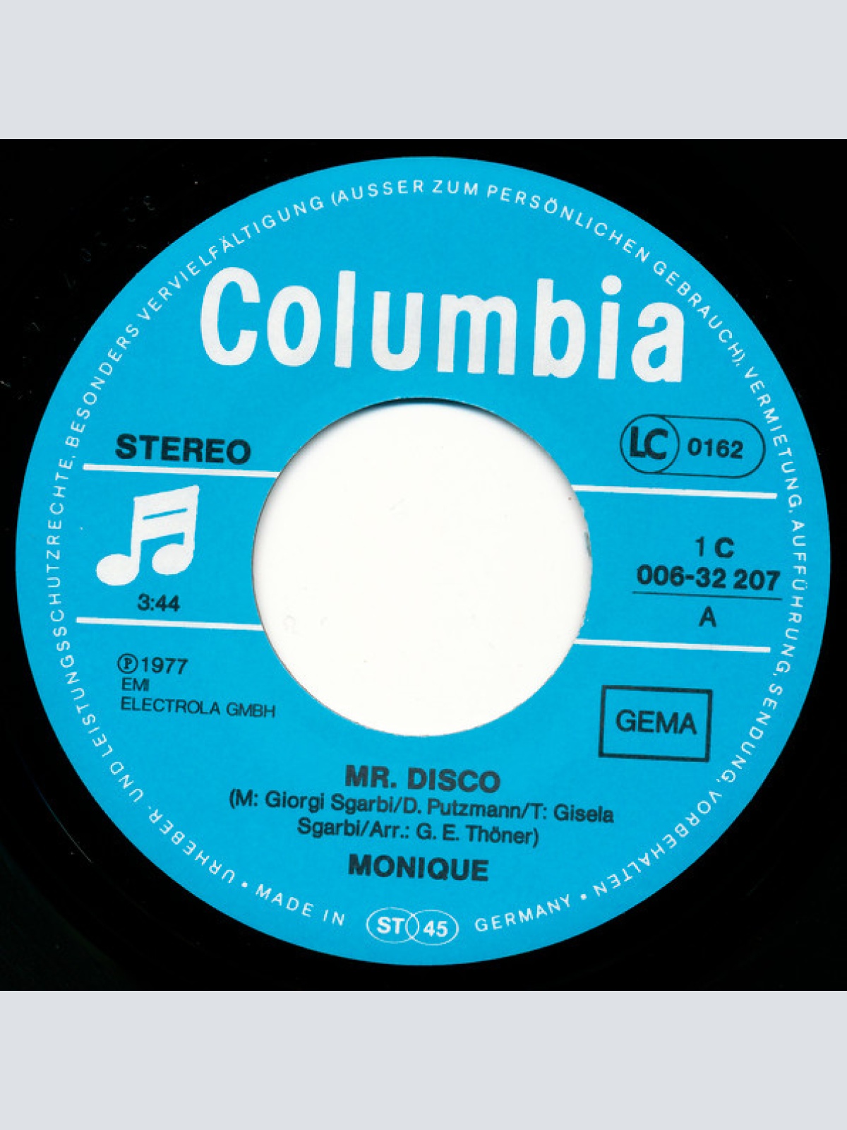 Vinyl / Monique (32) - Mr. Disco