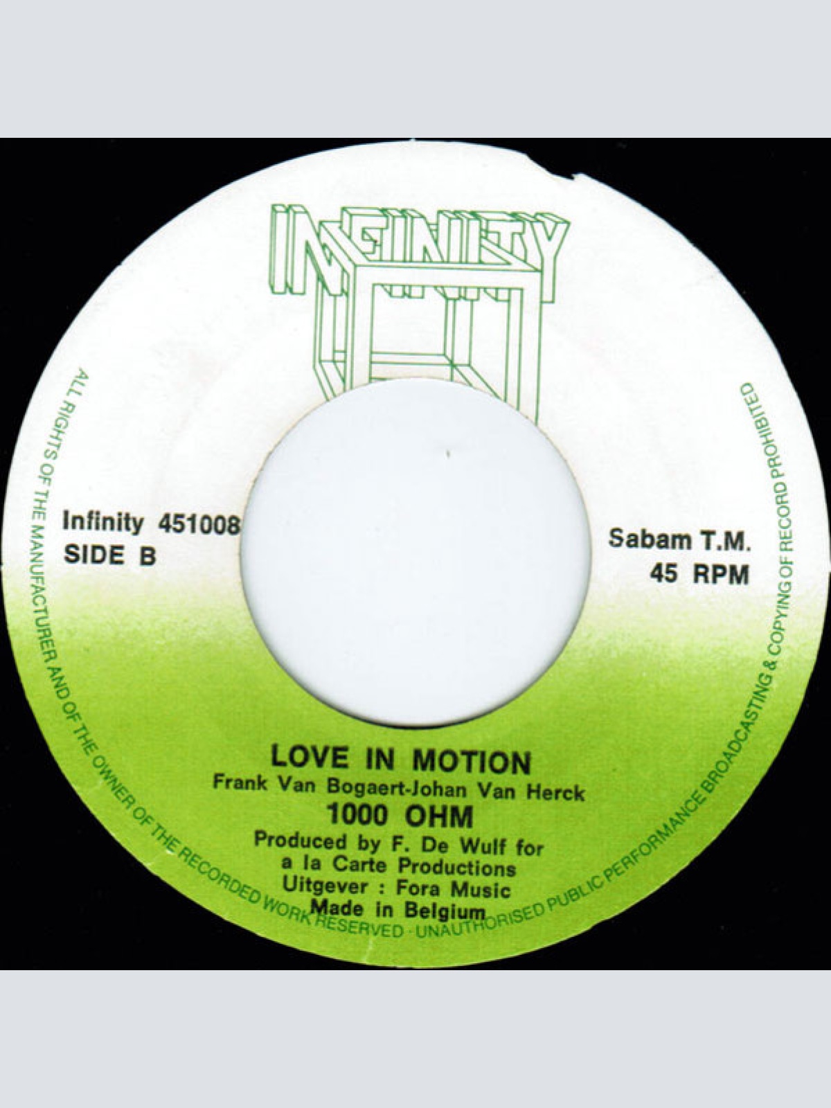 Vinyl / 1000 Ohm - Love In Motion