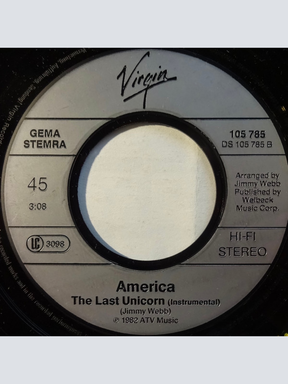 Vinyl / America (2) - Das Letzte Einhorn