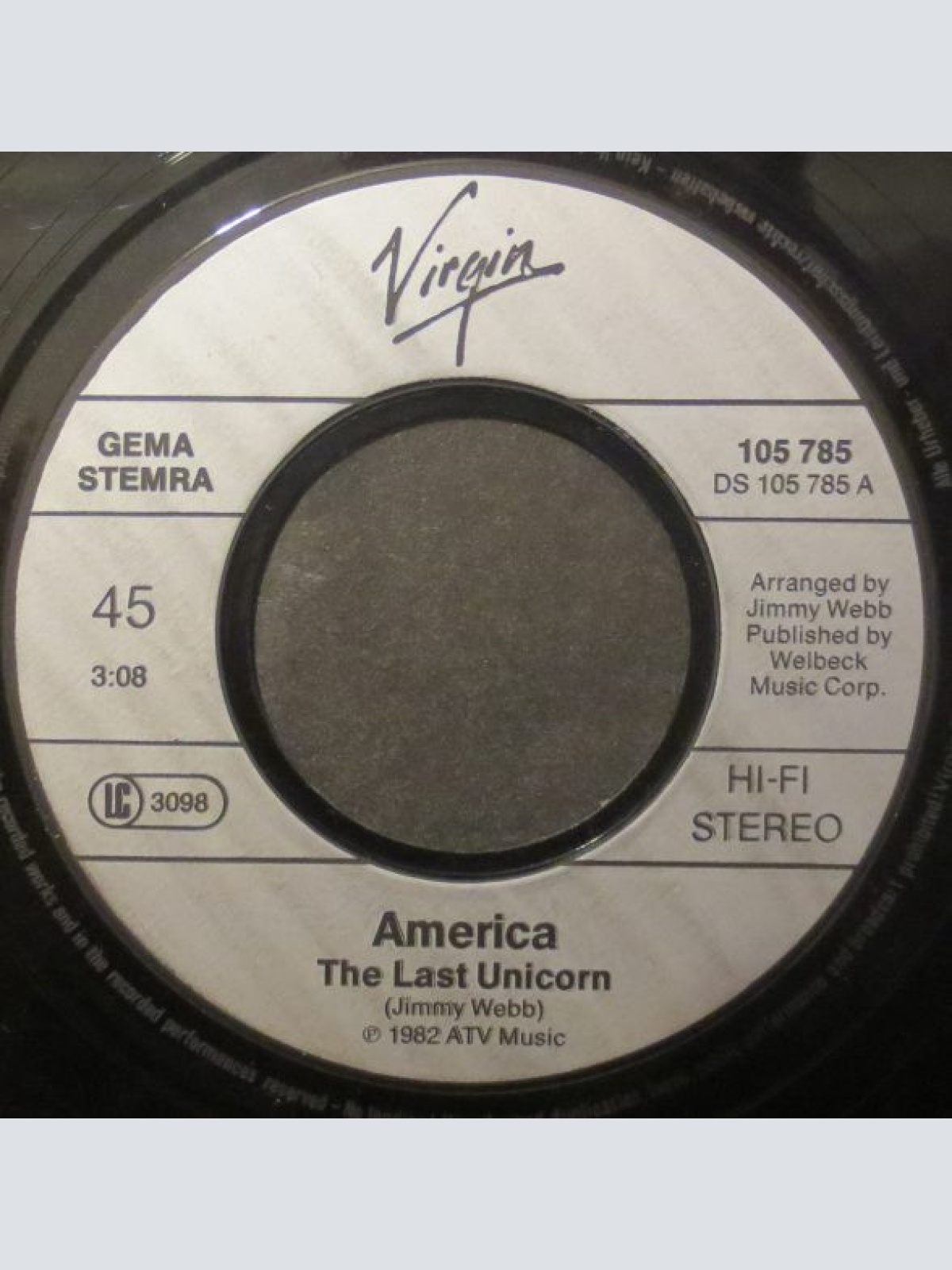 Vinyl / America (2) - Das Letzte Einhorn