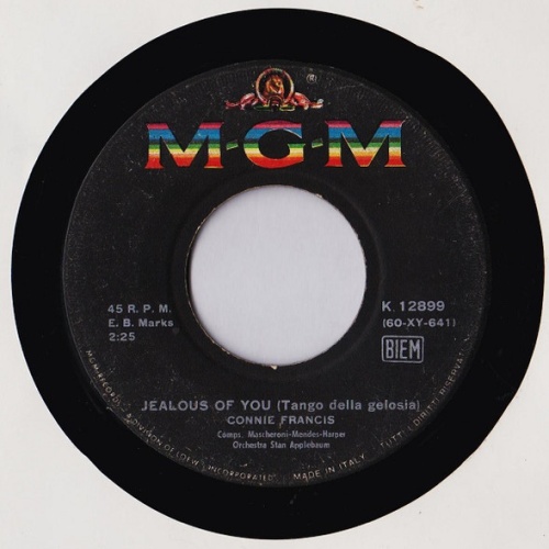Vinyl / Connie Francis - Jealous Of You