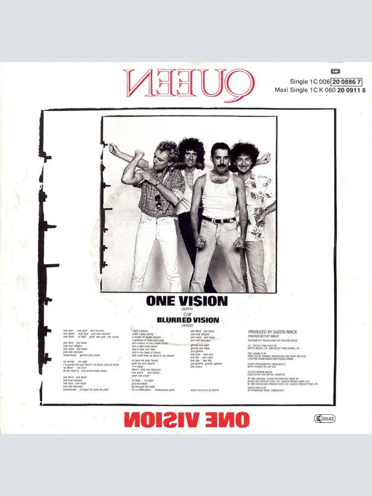 Vinyl / Queen - One Vision