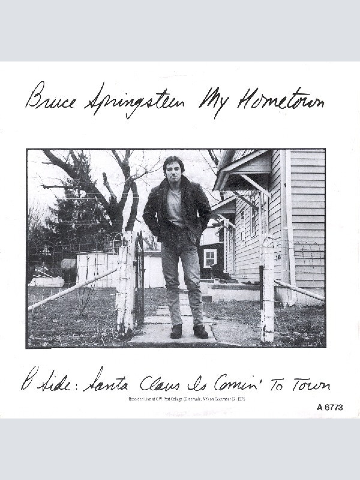 Vinyl / Bruce Springsteen - My Hometown