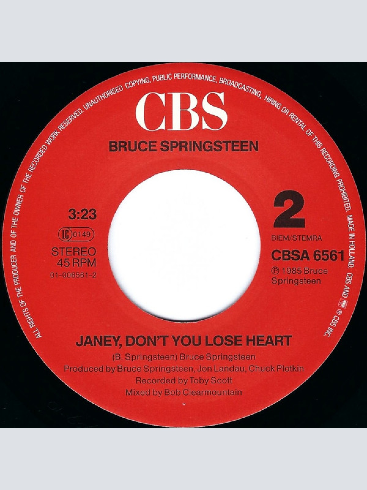 Vinyl / Bruce Springsteen - I'm Goin' Down