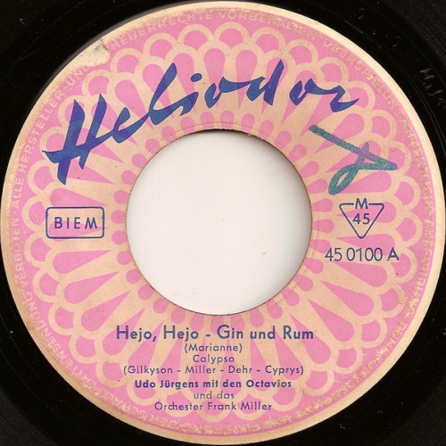 Vinyl / Udo Jürgens Mit Den Octavios* - Hejo, Hejo - Gin Und Rum