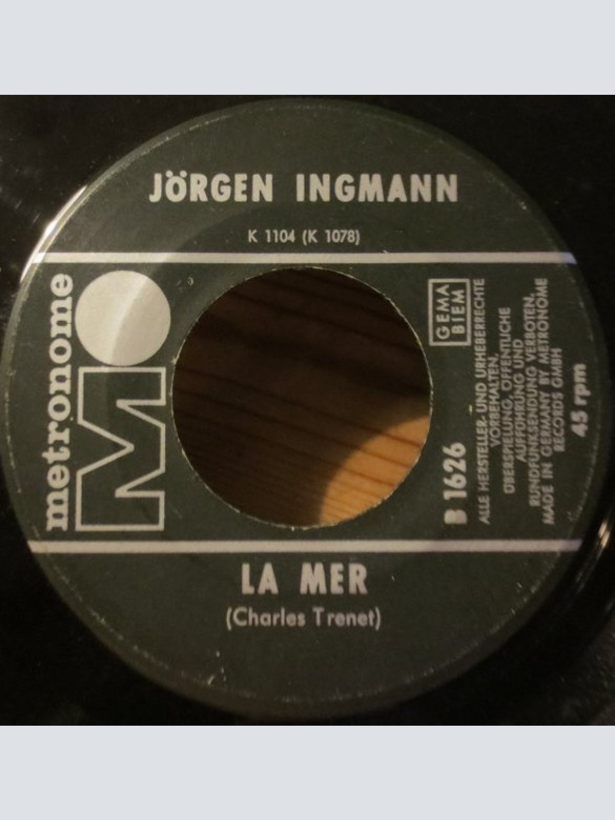 Vinyl / Jörgen Ingmann* - Zorba / La Mer