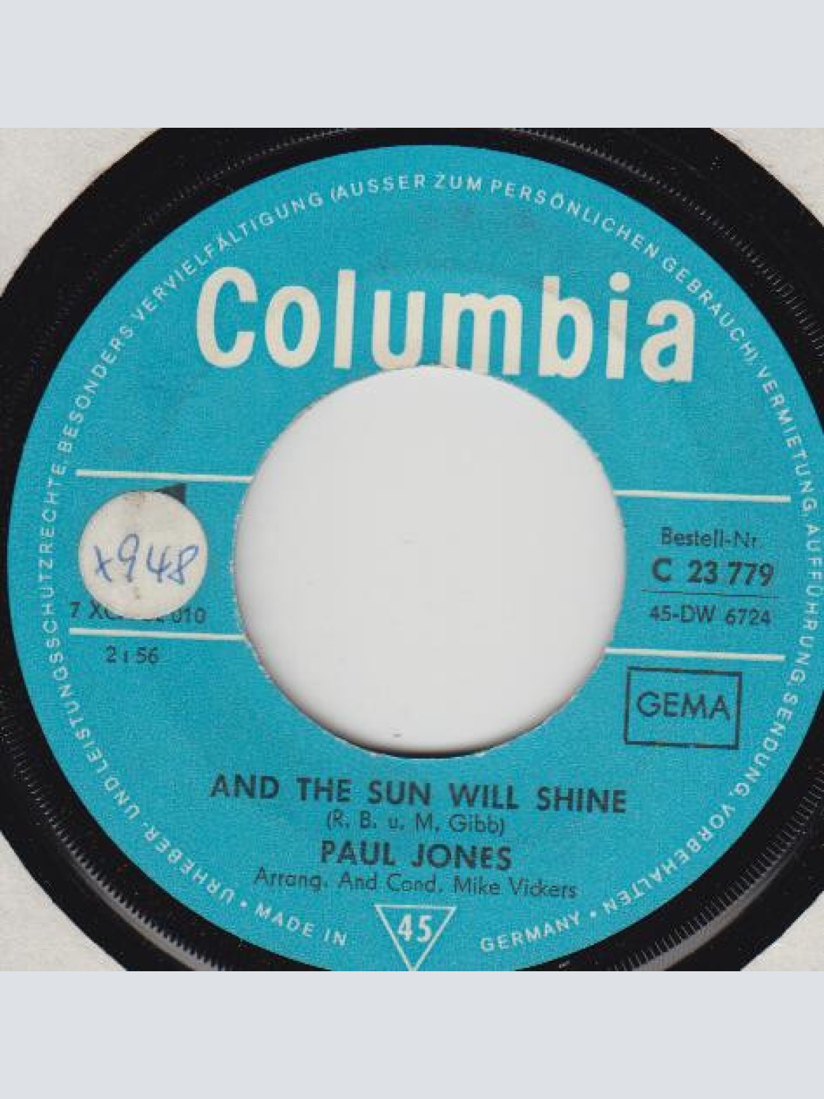Vinyl / Paul Jones - And The Sun Will Shine