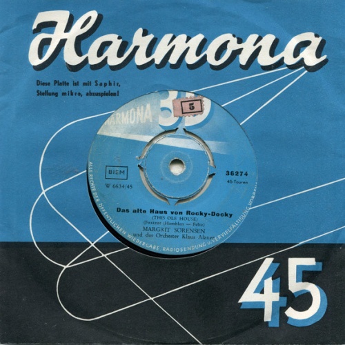 Vinyl / Margrit Sörensen Und Das Orchester Klaus Alzner* - Das Alte Haus Von Rocky-Docky / Die Gipsy-Band