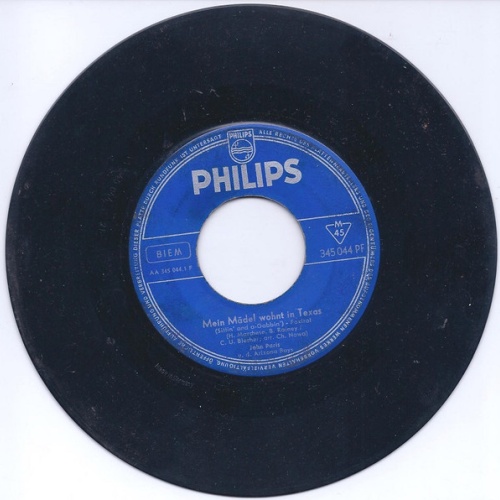 Vinyl / John Paris (4) U. D. Arizona Boys* - Mein Mädel Wohnt In Texas / Angelina