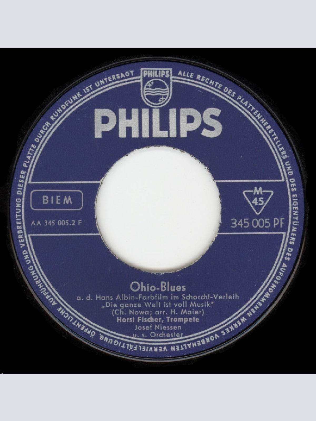 Vinyl / Horst Fischer - Mitternachts-Blues