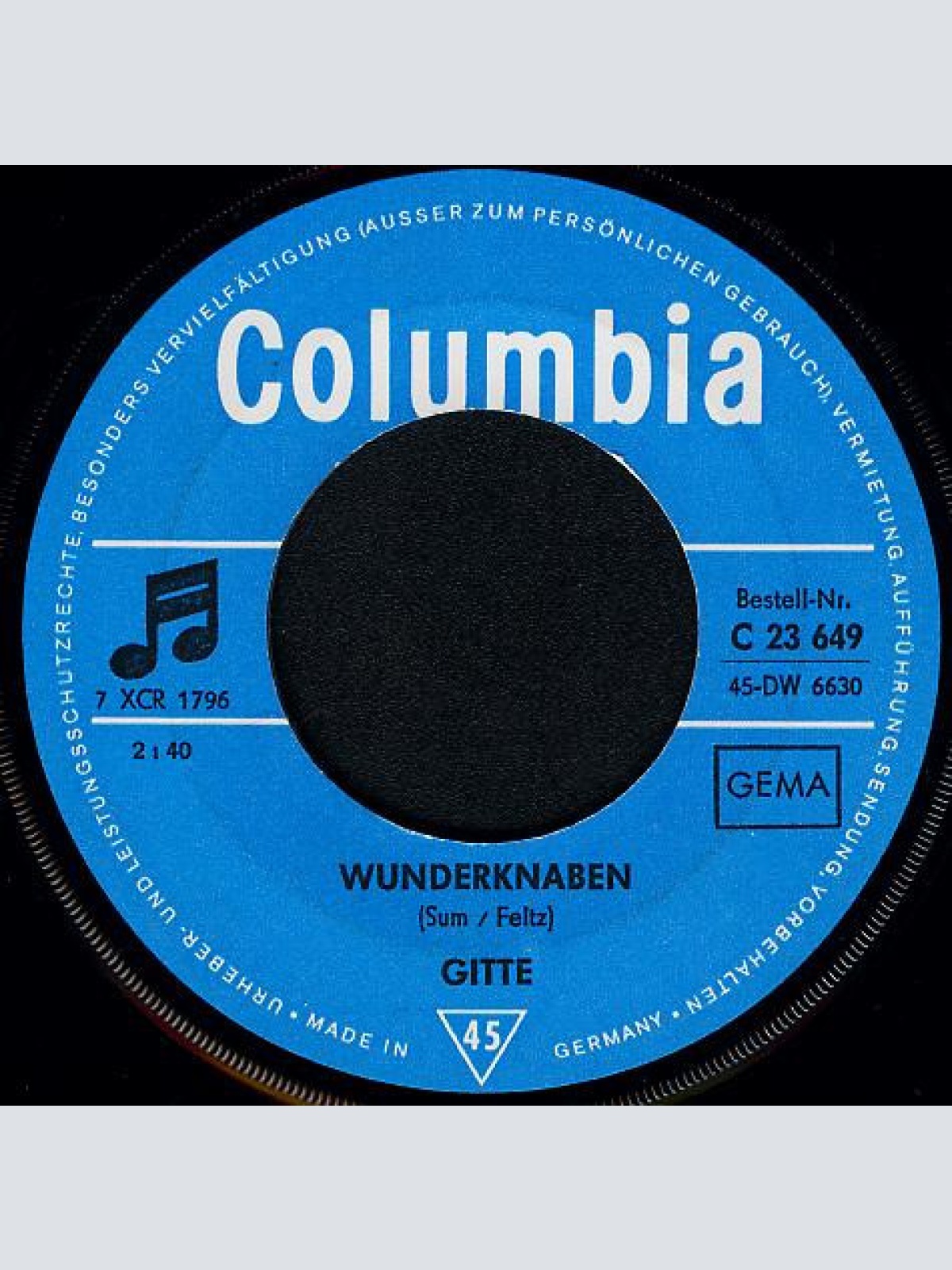 Vinyl / Gitte* - Probleme / Wunderknaben