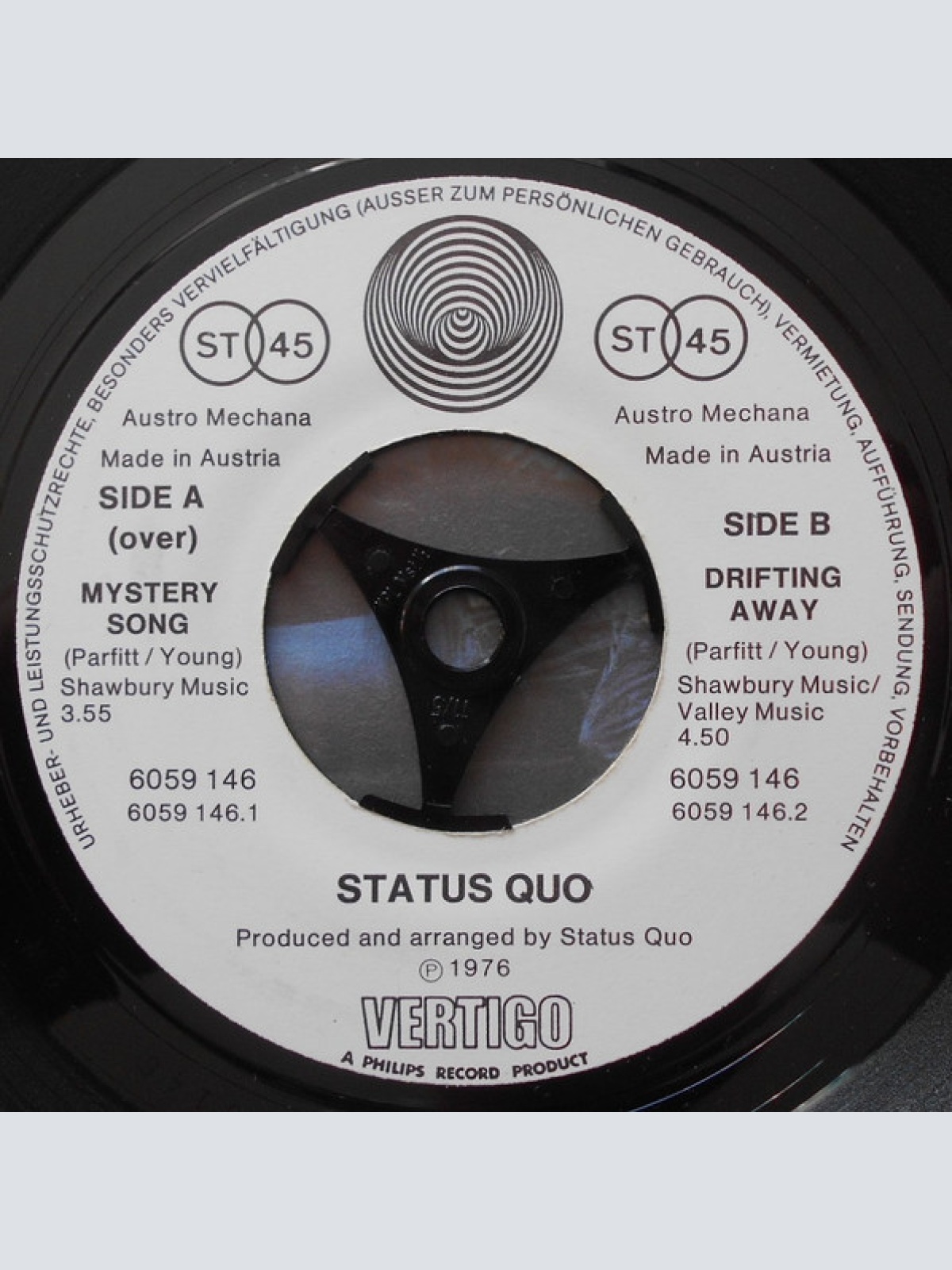 Vinyl / Status Quo - Mystery Song