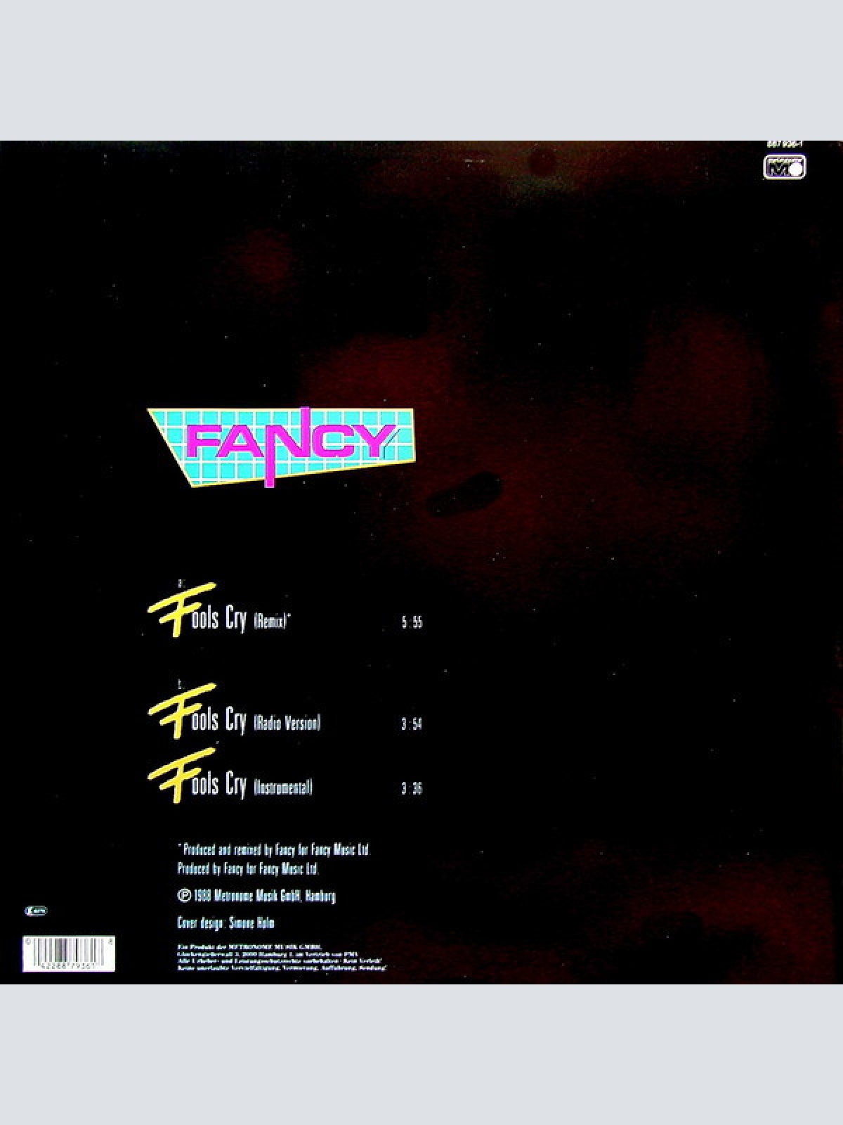 Vinyl / Fancy - Fools Cry (Remix)