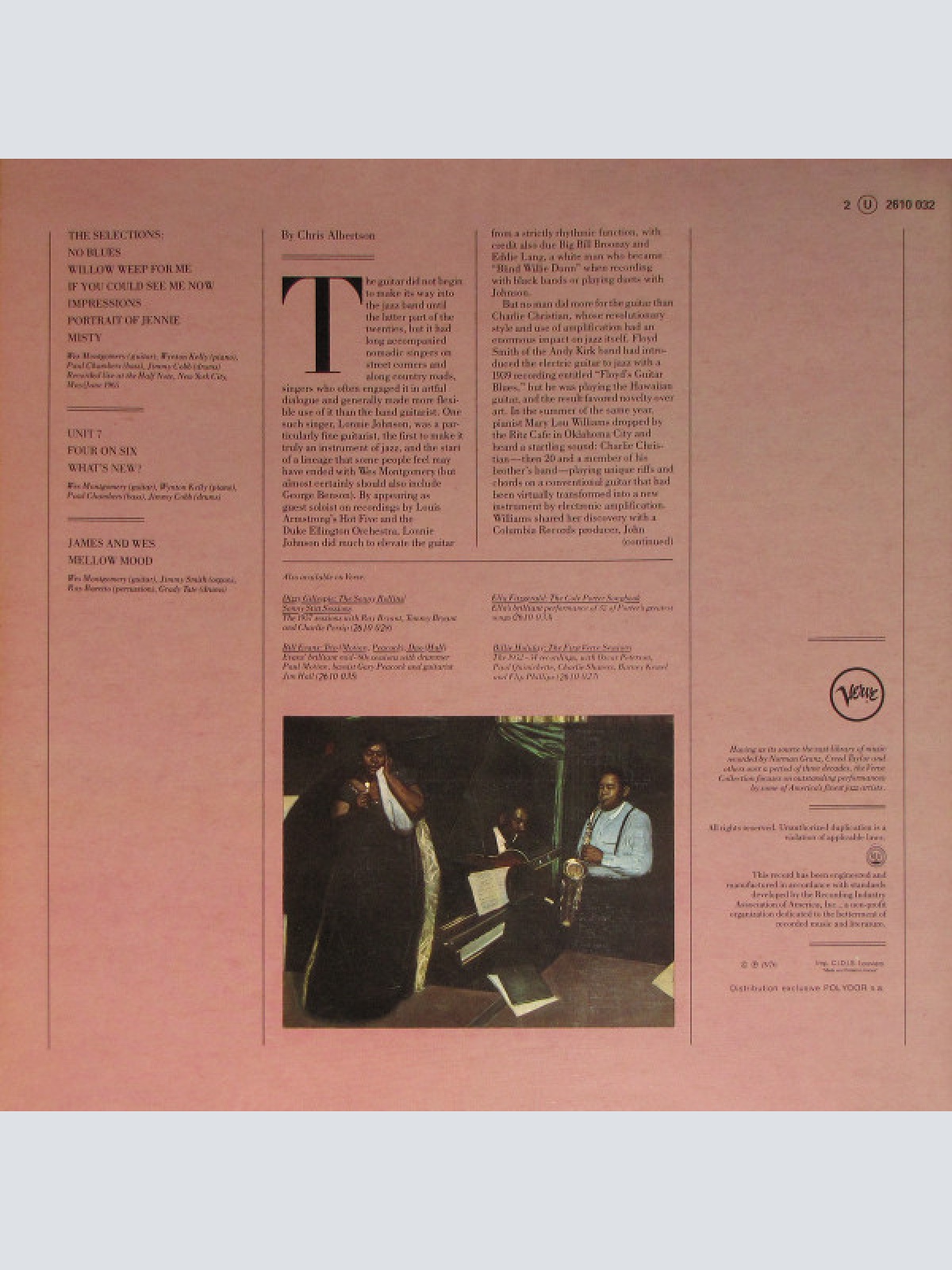 Vinyl / Wes Montgomery - The Small Group Recordings