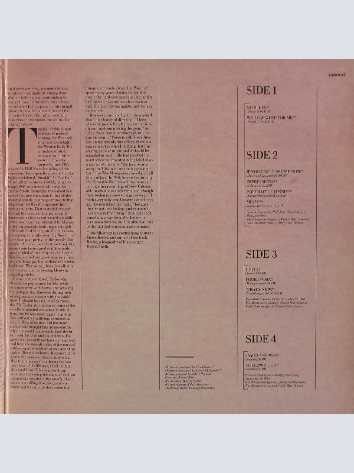 Vinyl / Wes Montgomery - The Small Group Recordings