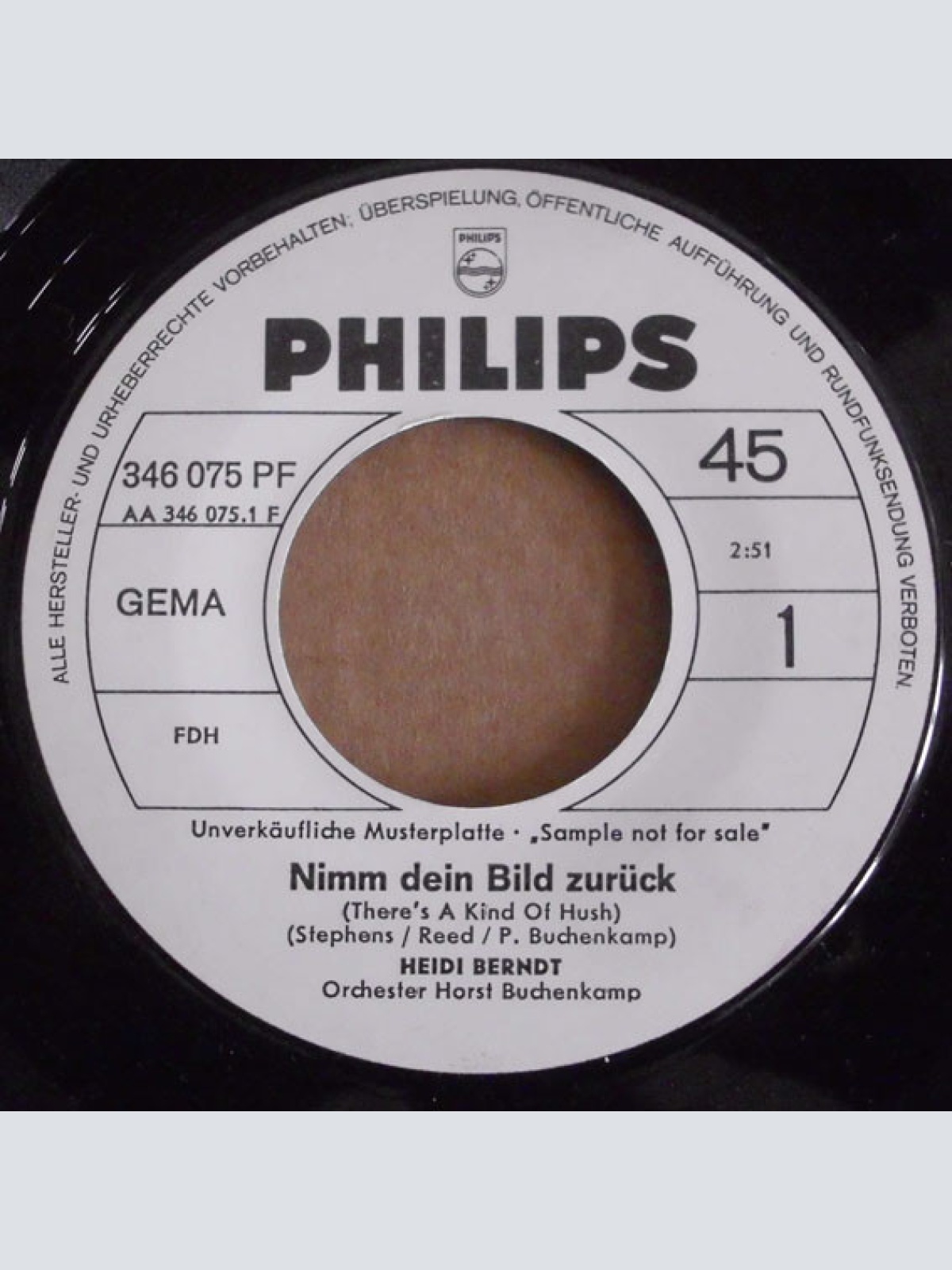Vinyl / Heidi Berndt - Nimm Dein Bild Zurück