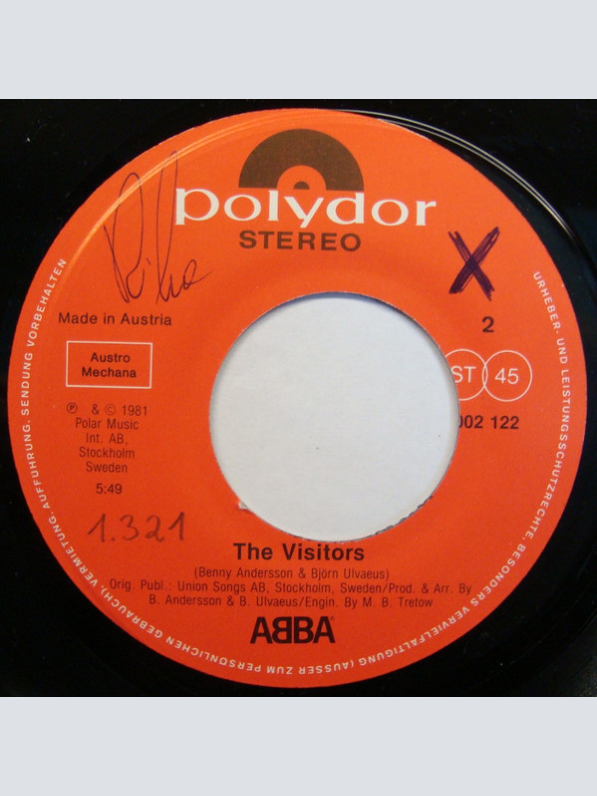 Vinyl / ABBA - Head Over Heels