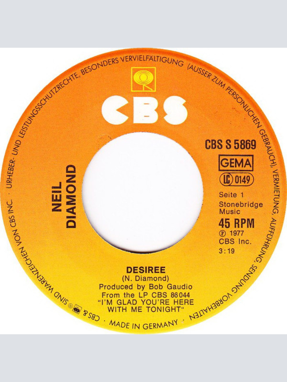 Vinyl / Neil Diamond - Desirée