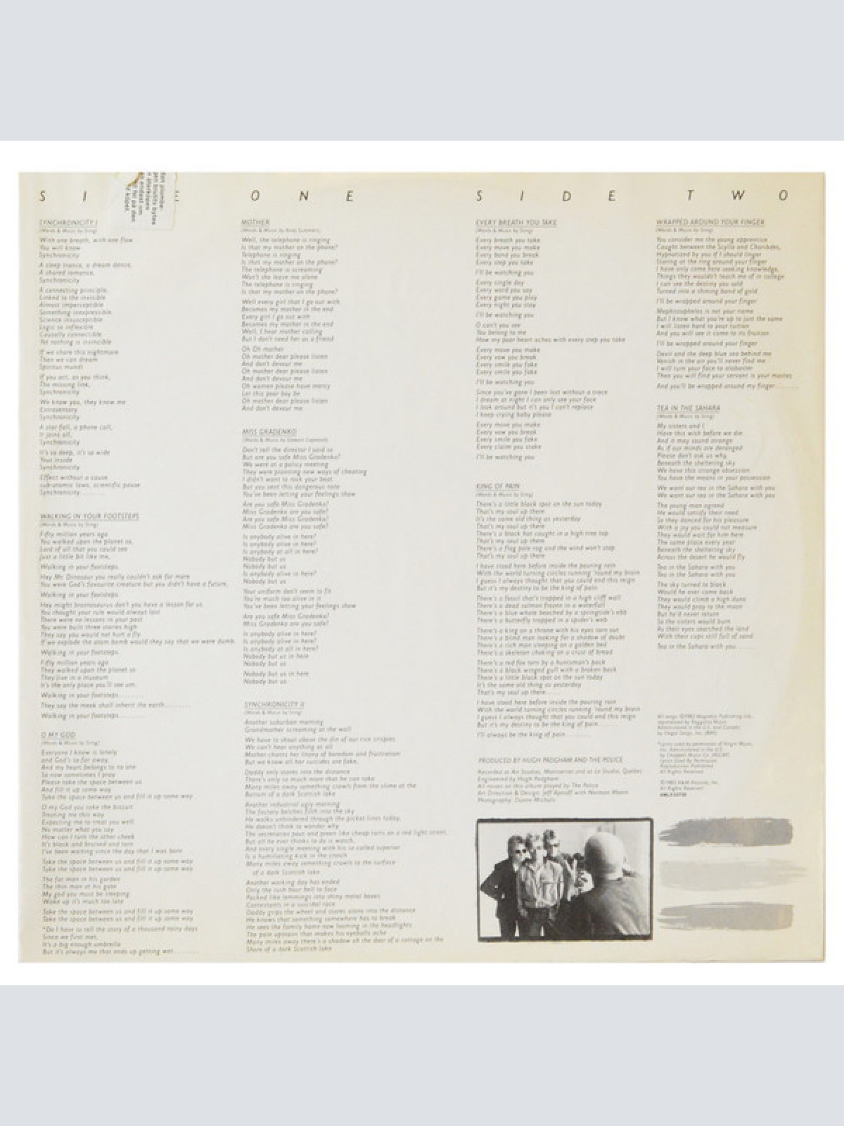 Vinyl / The Police - Synchronicity