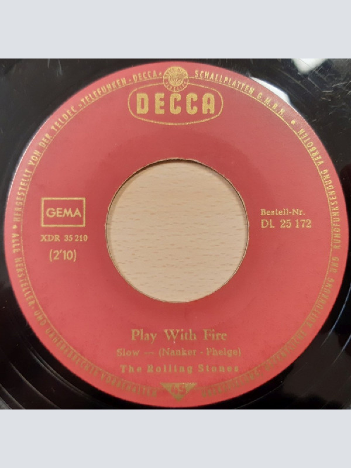 Vinyl / The Rolling Stones - The Last Time / Play With Fire