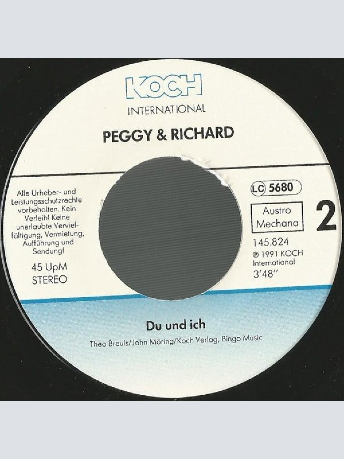 Vinyl / Peggy & Richard - Ein Weisses Kleid, Ein Blumenstrauss