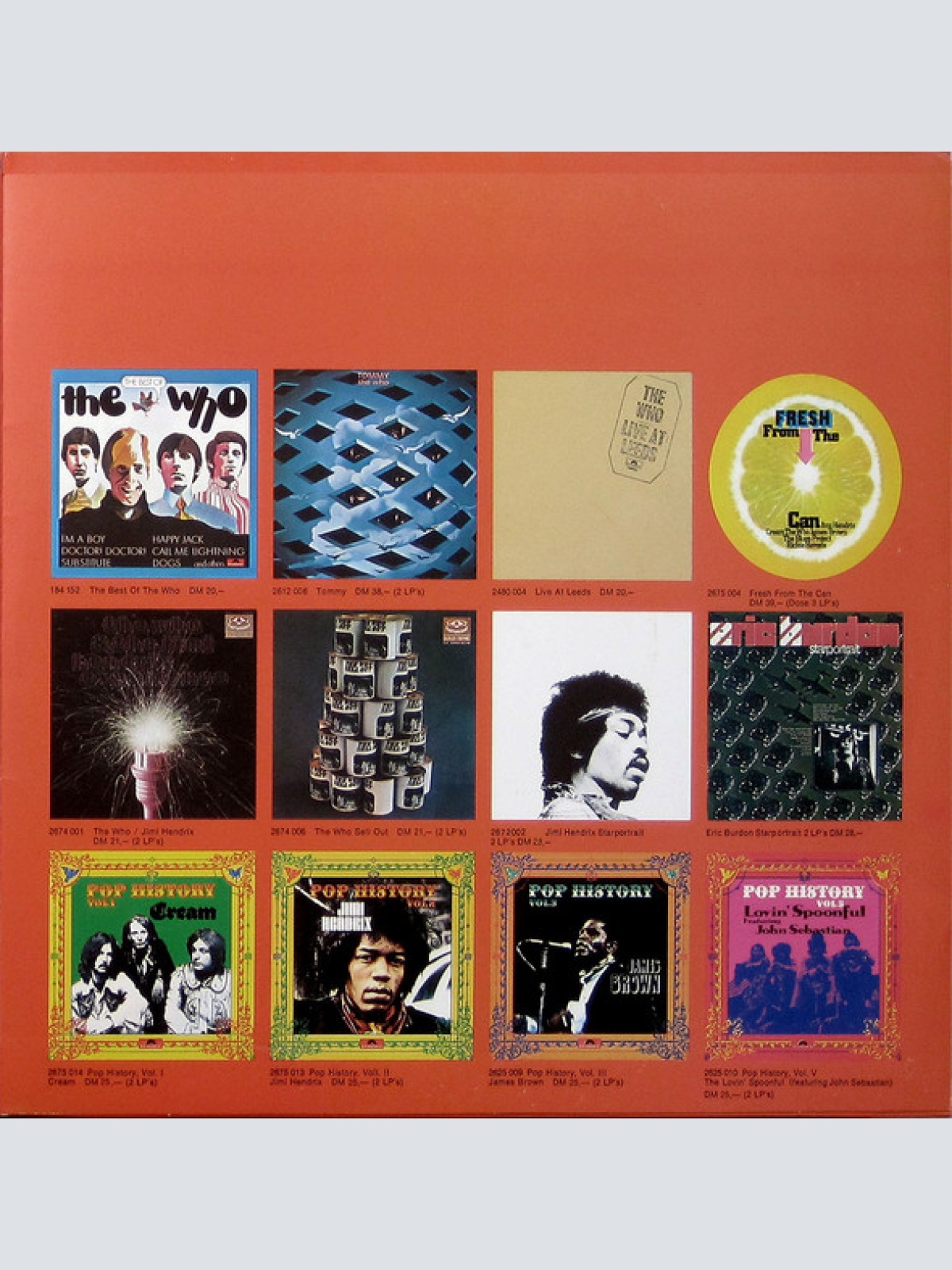 Vinyl / The Who - Pop History Vol 4