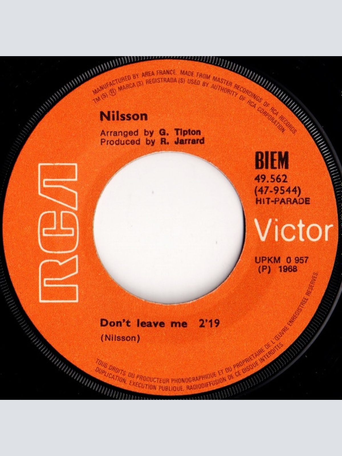 Vinyl / Nilsson* - Everybody's Talkin