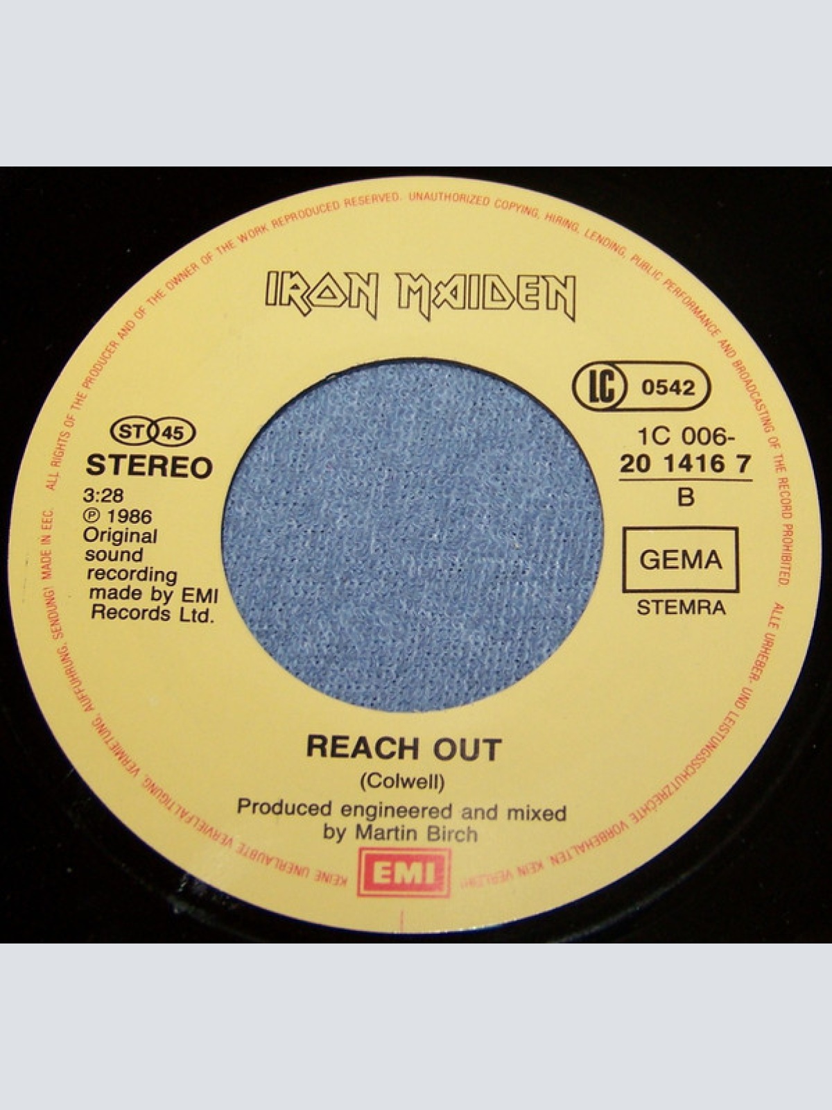 Vinyl / Iron Maiden - Wasted Years